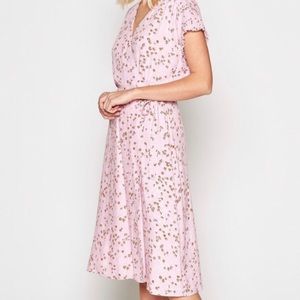 Joie floral wrap dress